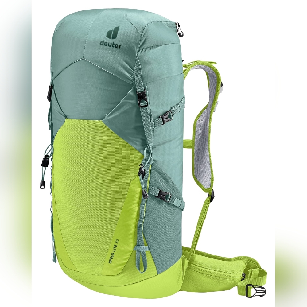 NWT Deuter Speed Lite 30 Unisex Hiking Backpack 30 L Jade-Citrus